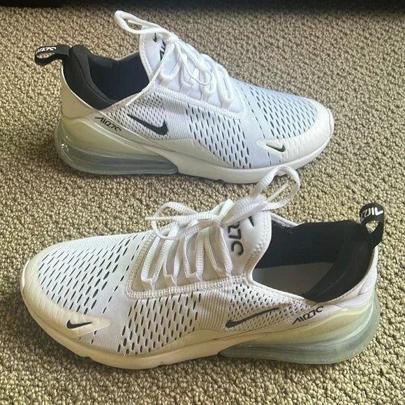 Nike Women’s Air Max 270 White Size 12 - Picture 3 of 7